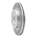 Dynamic Friction 2015-2020 Honda Fit (USA/Canada) Front Left Drilled & Slotted Geoperformance Rotor by Dynamic Friction Company 830-59038L