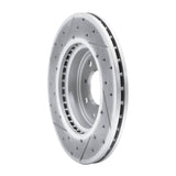 Dynamic Friction 2015-2020 Honda Fit (Mexico) Front Right Drilled & Slotted Geoperformance Rotor by Dynamic Friction Company 830-59038R