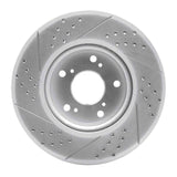 Dynamic Friction 2013-2022 Honda Accord Sedan Front Right Drilled & Slotted Geoperformance Rotor by Dynamic Friction Company 830-59039R