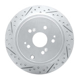 R1 Concepts 2001-2008 Acura MDX Rear Left Drilled & Slotted Geoperformance Rotor by R1 Concepts 830-59044L
