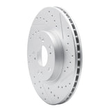 Dynamic Friction 2002-2015 Acura CSX Front Right Drilled & Slotted Geoperformance Rotor by Dynamic Friction Company 830-59045R