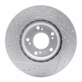 Dynamic Friction 2002-2015 Acura CSX Front Right Drilled & Slotted Geoperformance Rotor by Dynamic Friction Company 830-59045R
