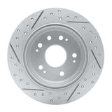 R1 Concepts 2002-2004 Honda Cr-V Rear Right Drilled & Slotted Geoperformance Rotor by R1 Concepts 830-59046R