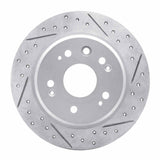 R1 Concepts 2002-2004 Honda Cr-V Rear Right Drilled & Slotted Geoperformance Rotor by R1 Concepts 830-59046R