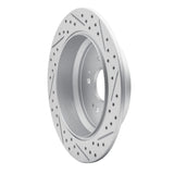 Dynamic Friction 2005-2018 Acura RDX Rear Left Drilled & Slotted Geoperformance Rotor by Dynamic Friction Company 830-59048L