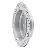 Dynamic Friction 2005-2018 Acura RDX Rear Right Drilled & Slotted Geoperformance Rotor by Dynamic Friction Company 830-59048R