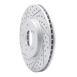 Dynamic Friction 2005-2010 Honda Odyssey Front Left Drilled & Slotted Geoperformance Rotor by Dynamic Friction Company 830-59049L