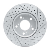 Dynamic Friction 2005-2010 Honda Odyssey Front Left Drilled & Slotted Geoperformance Rotor by Dynamic Friction Company 830-59049L