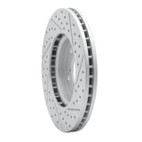Dynamic Friction 2005-2010 Honda Odyssey Front Left Drilled & Slotted Geoperformance Rotor by Dynamic Friction Company 830-59049L