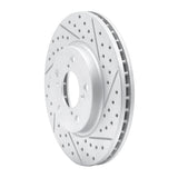 Dynamic Friction 2005-2010 Honda Odyssey Front Right Drilled & Slotted Geoperformance Rotor by Dynamic Friction Company 830-59049R