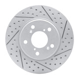 Dynamic Friction 2005-2010 Honda Odyssey Front Right Drilled & Slotted Geoperformance Rotor by Dynamic Friction Company 830-59049R