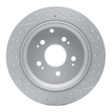 Dynamic Friction 2005-2010 Honda Odyssey Rear Left Drilled & Slotted Geoperformance Rotor by Dynamic Friction Company 830-59050L