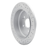 Dynamic Friction 2005-2010 Honda Odyssey Rear Left Drilled & Slotted Geoperformance Rotor by Dynamic Friction Company 830-59050L