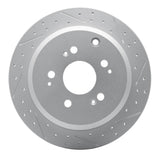 Dynamic Friction 2005-2010 Honda Odyssey Rear Right Drilled & Slotted Geoperformance Rotor by Dynamic Friction Company 830-59050R