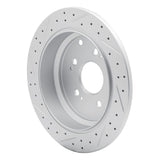 Dynamic Friction 2005-2010 Honda Odyssey Rear Right Drilled & Slotted Geoperformance Rotor by Dynamic Friction Company 830-59050R