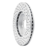 Dynamic Friction 2006-2014 Honda Ridgeline Front Left Drilled & Slotted Geoperformance Rotor by Dynamic Friction Company 830-59051L