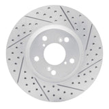 Dynamic Friction 2006-2014 Honda Ridgeline Front Right Drilled & Slotted Geoperformance Rotor by Dynamic Friction Company 830-59051R