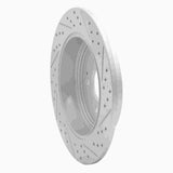 Dynamic Friction 2006-2014 Honda Ridgeline Rear Left Drilled & Slotted Geoperformance Rotor by Dynamic Friction Company 830-59052L