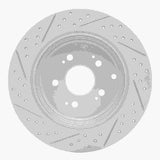 Dynamic Friction 2006-2014 Honda Ridgeline Rear Right Drilled & Slotted Geoperformance Rotor by Dynamic Friction Company 830-59052R