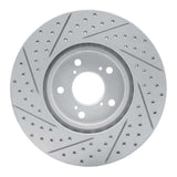 Dynamic Friction 2007-2020 Acura RLX Front Right Drilled & Slotted Geoperformance Rotor by Dynamic Friction Company 830-59053R