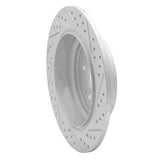 Dynamic Friction 2007-2017 Acura ZDX Rear Left Drilled & Slotted Geoperformance Rotor by Dynamic Friction Company 830-59054L