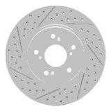 Dynamic Friction 2007-2016 Acura RDX Front Left Drilled & Slotted Geoperformance Rotor by Dynamic Friction Company 830-59055L