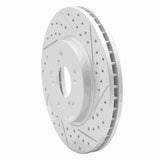 Dynamic Friction 2007-2016 Acura RDX Front Right Drilled & Slotted Geoperformance Rotor by Dynamic Friction Company 830-59055R