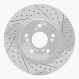 Dynamic Friction 2007-2016 Acura RDX Front Right Drilled & Slotted Geoperformance Rotor by Dynamic Friction Company 830-59055R