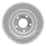 Dynamic Friction 2009-2014 Acura TL Front Left Drilled & Slotted Geoperformance Rotor by Dynamic Friction Company 830-59056L