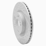 Dynamic Friction 2012-2016 Honda Cr-V Front Left Drilled & Slotted Geoperformance Rotor by Dynamic Friction Company 830-59057L