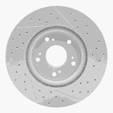 Dynamic Friction 2012-2016 Honda Cr-V Front Left Drilled & Slotted Geoperformance Rotor by Dynamic Friction Company 830-59057L