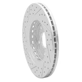 Dynamic Friction 2015-2026 Acura MDX Front Right Drilled & Slotted Geoperformance Rotor by Dynamic Friction Company 830-59058R