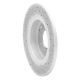 Dynamic Friction 2016-2025 Honda Civic Sedan Rear Left Drilled & Slotted Geoperformance Rotor by Dynamic Friction Company 830-59059L