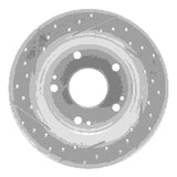 Dynamic Friction 2016-2025 Honda Civic Hatchback Rear Right Drilled & Slotted Geoperformance Rotor by Dynamic Friction Company 830-59059R