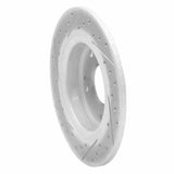 Dynamic Friction 2016-2025 Honda Civic Hatchback Rear Right Drilled & Slotted Geoperformance Rotor by Dynamic Friction Company 830-59059R