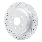 Dynamic Friction 2016-2026 Honda Passport Rear Left Drilled & Slotted Geoperformance Rotor by Dynamic Friction Company 830-59062L