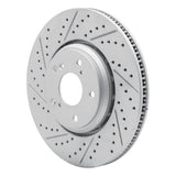 Dynamic Friction 2016-2022 Acura ILX Front Left Drilled & Slotted Geoperformance Rotor by Dynamic Friction Company 830-59063L