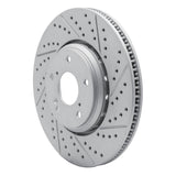 Dynamic Friction 2016-2022 Acura ILX Front Right Drilled & Slotted Geoperformance Rotor by Dynamic Friction Company 830-59063R