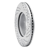Dynamic Friction 2013-2025 Acura RDX Front Left Drilled & Slotted Geoperformance Rotor by Dynamic Friction Company 830-59064L