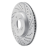 Dynamic Friction 2013-2025 Acura ADX Front Right Drilled & Slotted Geoperformance Rotor by Dynamic Friction Company 830-59064R