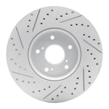 Dynamic Friction 2013-2025 Acura ADX Front Right Drilled & Slotted Geoperformance Rotor by Dynamic Friction Company 830-59064R