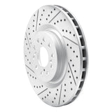 Dynamic Friction 2017-2026 Acura Integra Front Left Drilled & Slotted Geoperformance Rotor by Dynamic Friction Company 830-59065L