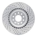 Dynamic Friction 2017-2026 Acura Integra Front Left Drilled & Slotted Geoperformance Rotor by Dynamic Friction Company 830-59065L