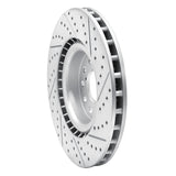 Dynamic Friction 2017-2026 Acura Integra Front Left Drilled & Slotted Geoperformance Rotor by Dynamic Friction Company 830-59065L