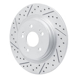 Dynamic Friction 2018-2026 Honda Odyssey Rear Left Drilled & Slotted Geoperformance Rotor by Dynamic Friction Company 830-59066L