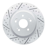 Dynamic Friction 2018-2026 Honda Odyssey Rear Left Drilled & Slotted Geoperformance Rotor by Dynamic Friction Company 830-59066L