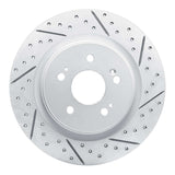 Dynamic Friction 2018-2026 Honda Odyssey Rear Right Drilled & Slotted Geoperformance Rotor by Dynamic Friction Company 830-59066R