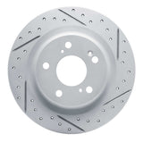 Dynamic Friction 2017-2026 Acura Integra Rear Right Drilled & Slotted Geoperformance Rotor by Dynamic Friction Company 830-59067R
