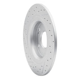 Dynamic Friction 2017-2020 Honda Civic Sedan Rear Right Drilled & Slotted Geoperformance Rotor by Dynamic Friction Company 830-59068R