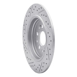 Dynamic Friction 2017-2026 Acura RDX Rear Right Drilled & Slotted Geoperformance Rotor by Dynamic Friction Company 830-59070R